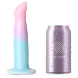 Vibreeriv dildo iminapaga, värviüleminek, 17 cm | Noks.ee