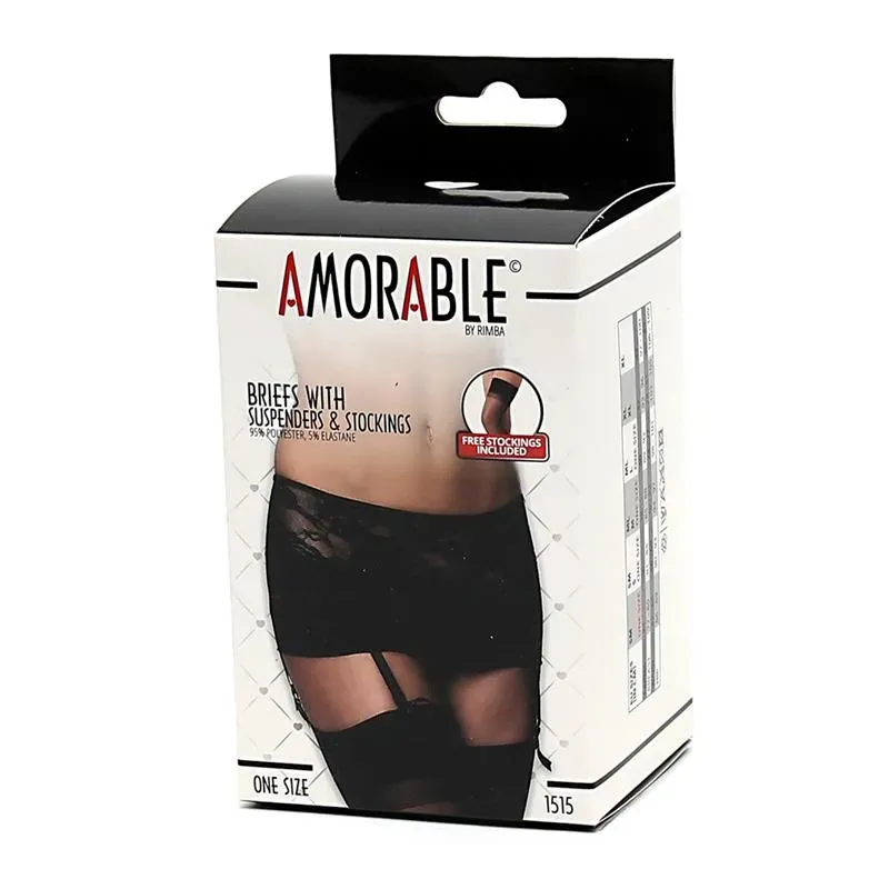 AMORABLE sukahoidja komplekt sukkadega