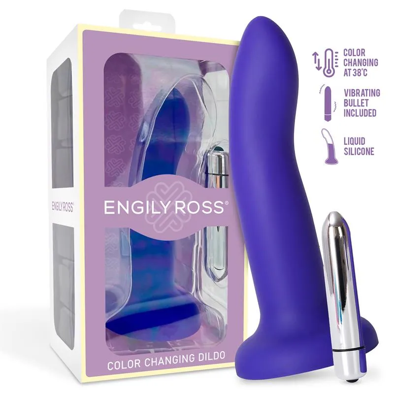 Vibreeriv värvi muutev dildo, sinisest lillaks | Noks.ee