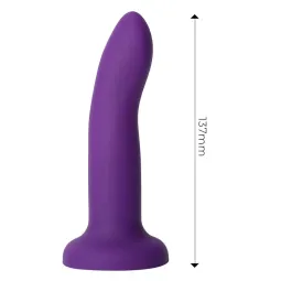 Värvi muutev dildo, lillast roosaks, 14 cm | Noks.ee