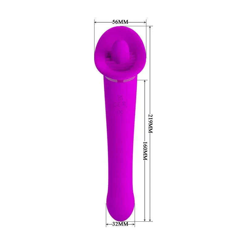 PRETTYLOVE Faust вибратор с язычком, USB