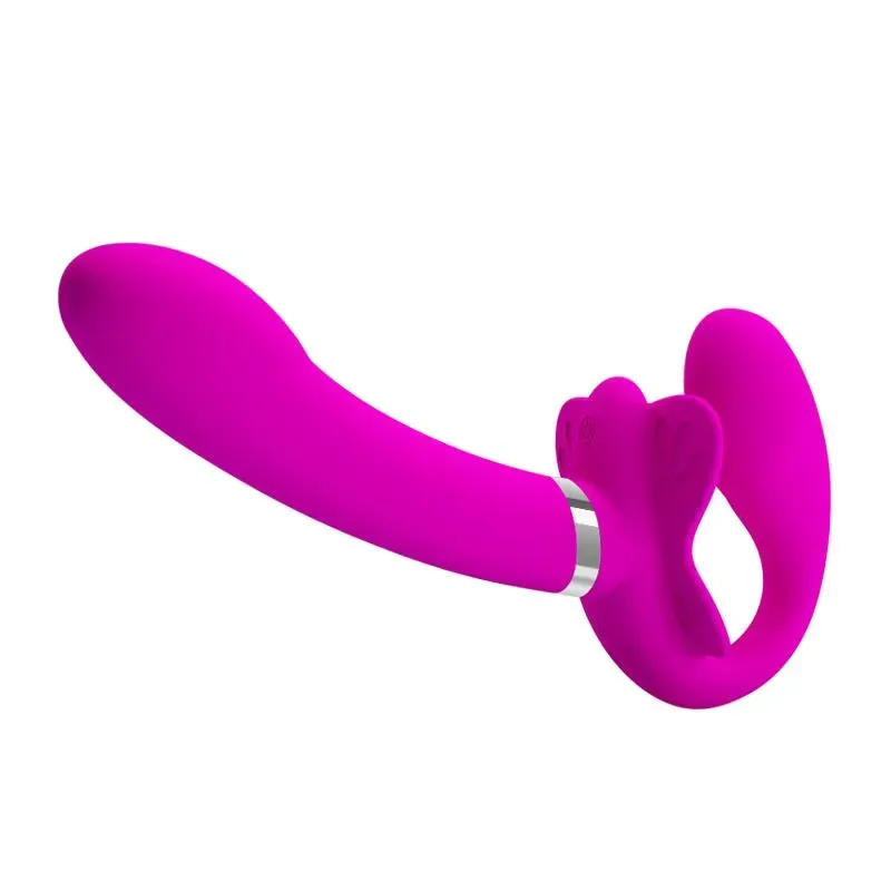 PRETTYLOVE Valerie rihmata strap-on vibraator
