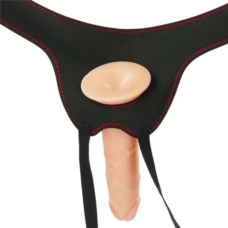 LOVETOY 7.5 vibreeriv strap-on dildo puldiga