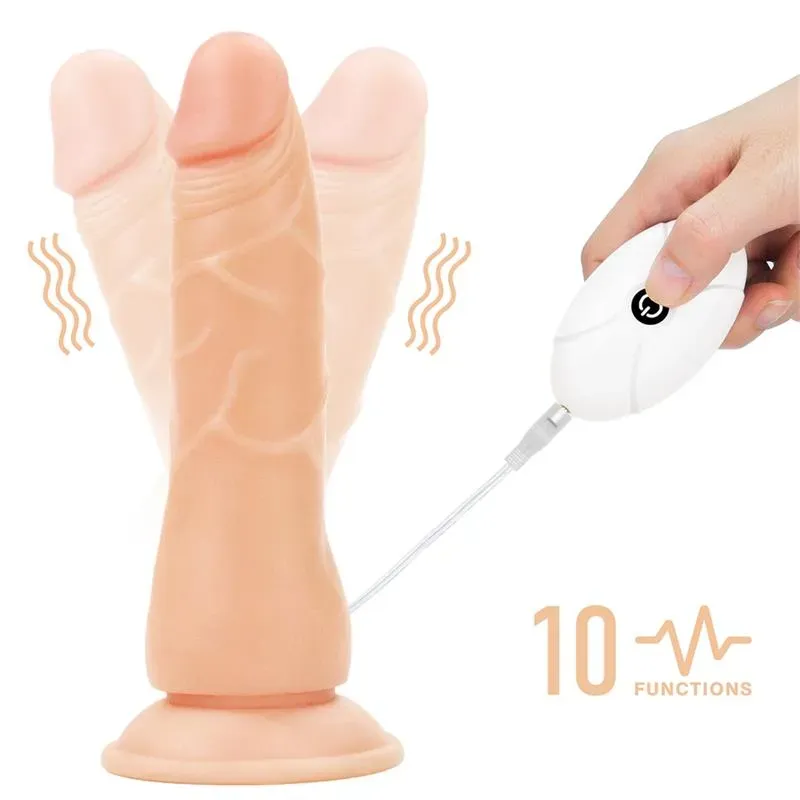 LOVETOY 7.5 страпон с вибрацией и пультом
