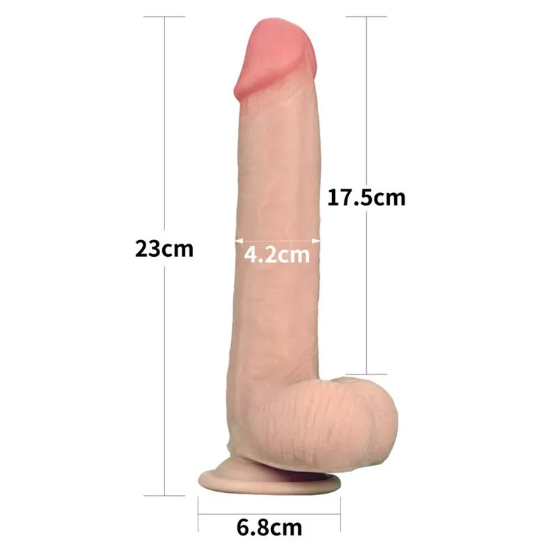 LOVETOY Sliding Dildo 9 реалистичный фаллоимитатор