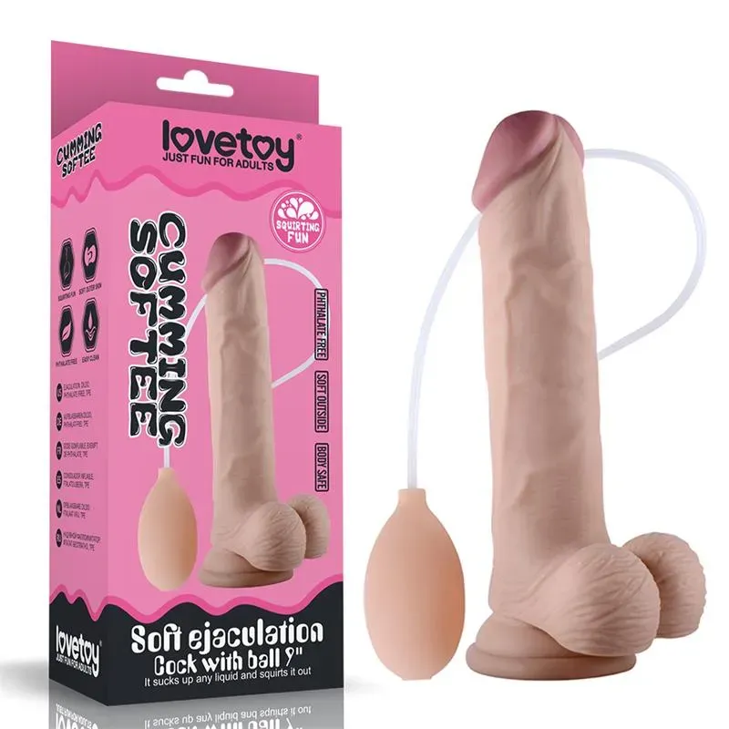 LOVETOY Squirting Dildo 9 ejakuleeriv dildo