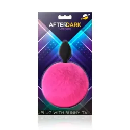 AFTERDARK анальная пробка с помпоном, размер S