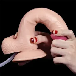 LOVETOY Squirting 9 Natural ejakuleeriv dildo
