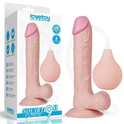LOVETOY Squirting 9 Natural эякулирующий дилдо