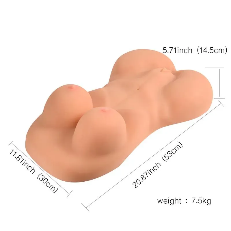 SHEQU Carrie Torso masturbaator 7,5 kg