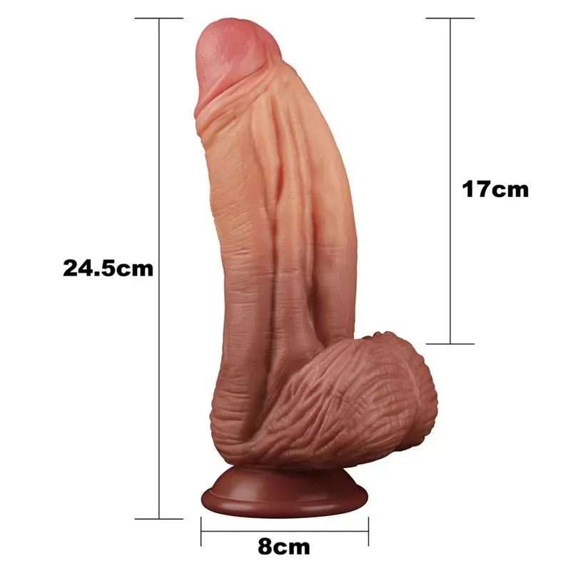 LOVETOY Nature King 10 Dual Layer dildo