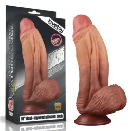 LOVETOY Nature King 10 Dual Layer dildo