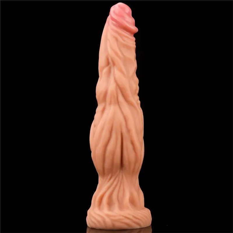 LOVETOY Dildo Nature 9.5 Dual Layer silikoondildo