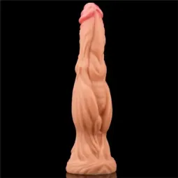LOVETOY Dildo Nature 9.5 Dual Layer silikoondildo