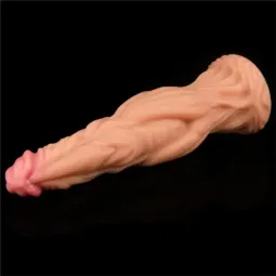 LOVETOY Dildo Nature 9.5 Dual Layer silikoondildo