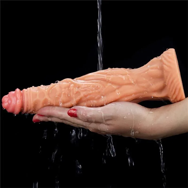 LOVETOY Dildo Nature 9.5 Dual Layer silikoondildo