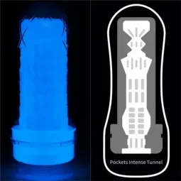 LOVETOY Lumino мастурбатор, синее свечение