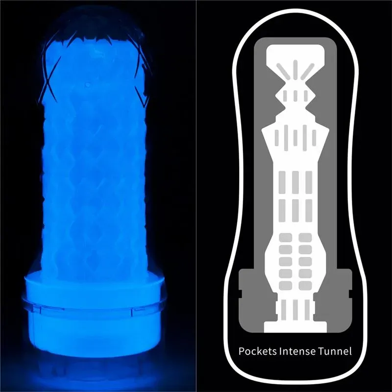 LOVETOY Lumino мастурбатор, синее свечение