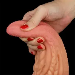 LOVETOY Dildo Tongue 10 Dual Layer фаллоимитатор