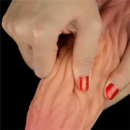 LOVETOY Dildo Tongue 10 Dual Layer silikoondildo