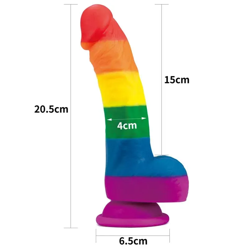 LOVETOY Prider 8 silikoonist dildo