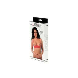 AMORABLE Open Bra Red avatud rinnahoidja