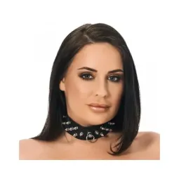 BONDAGE PLAY naastudega nahkkaelarihm