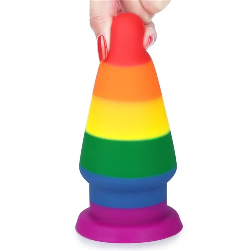 LOVETOY Prider 6 LGBT анальная пробка силикон