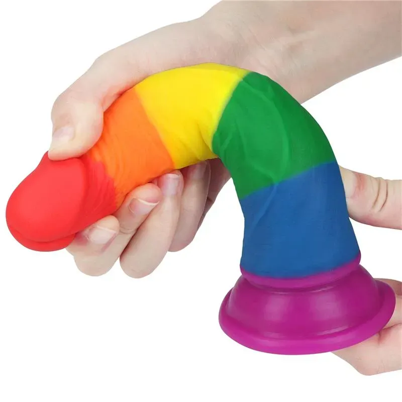 LOVETOY Prider 7 silikoonist dildo iminapaga