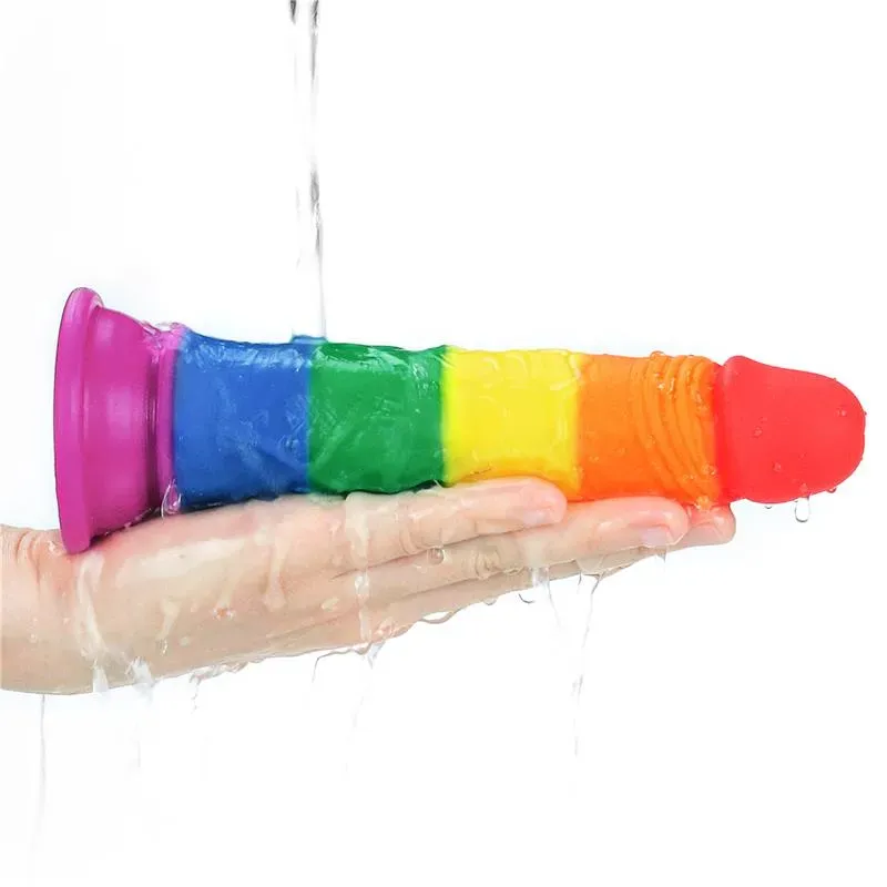 LOVETOY Prider 7 silikoonist dildo iminapaga