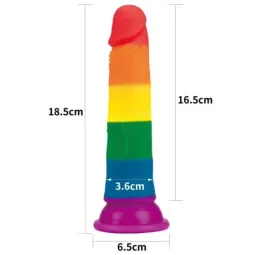 LOVETOY Prider 7 silikoonist dildo iminapaga