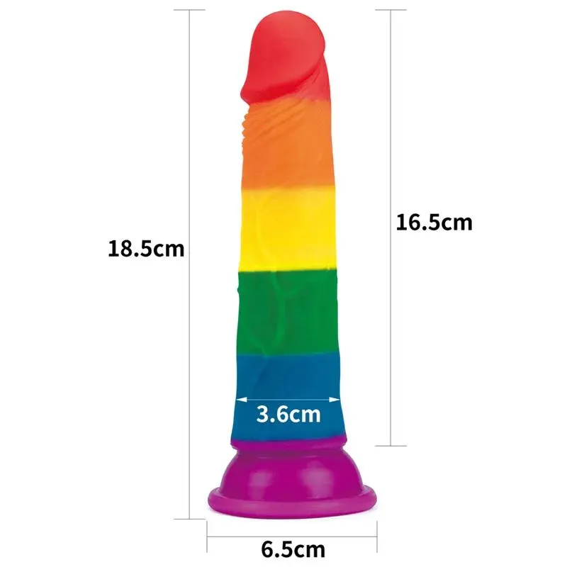 LOVETOY Prider 7 силиконовый фаллоимитатор