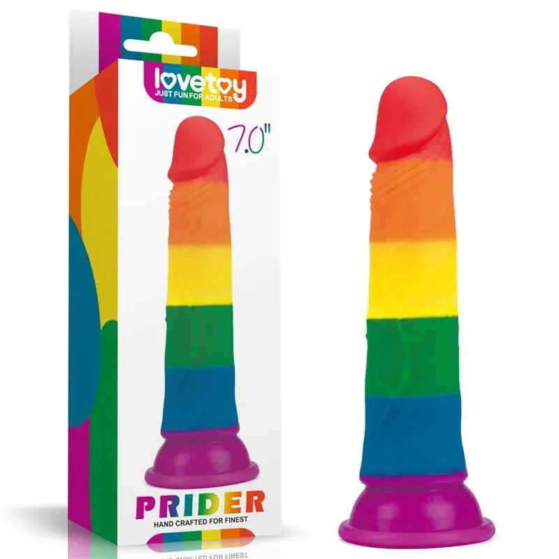 LOVETOY Prider 7 silikoonist dildo iminapaga