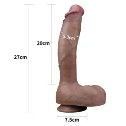 LOVETOY Dildo Nature 10.5 Dual Layer дилдо