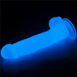 LOVETOY Lumino helendav dildo iminapaga