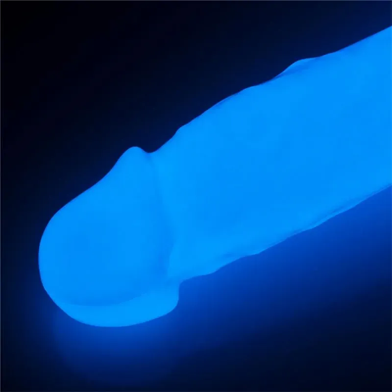 LOVETOY Lumino helendav dildo iminapaga
