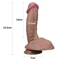 LOVETOY Nature 7.5 Dual Layer фаллоимитатор