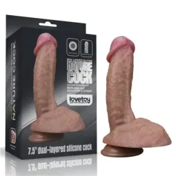 LOVETOY Nature 7.5 Dual Layer realistlik dildo