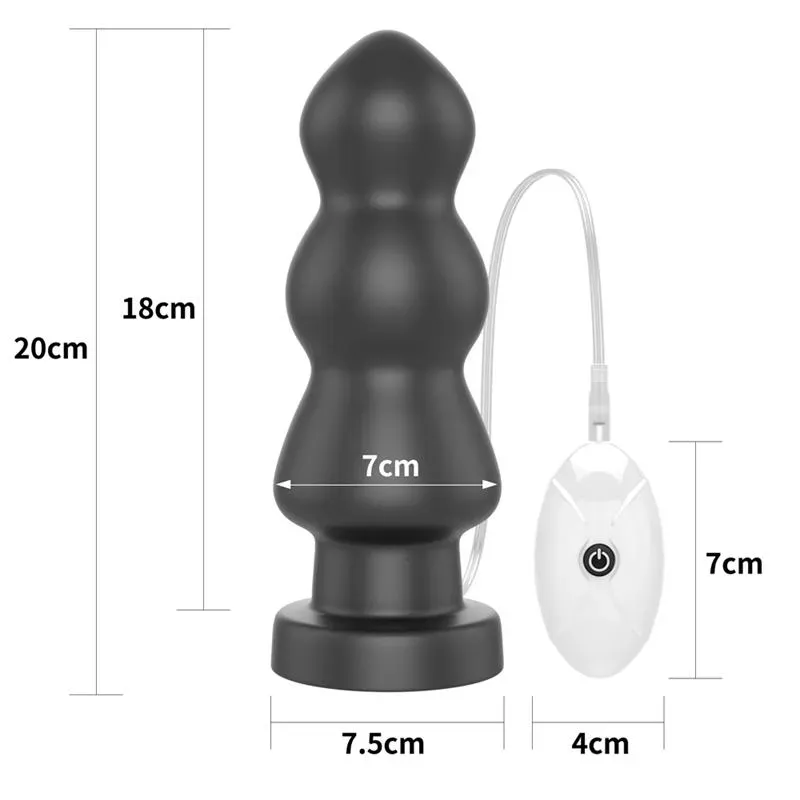 LOVETOY King Sized 7.8 анальная пробка с вибрацией
