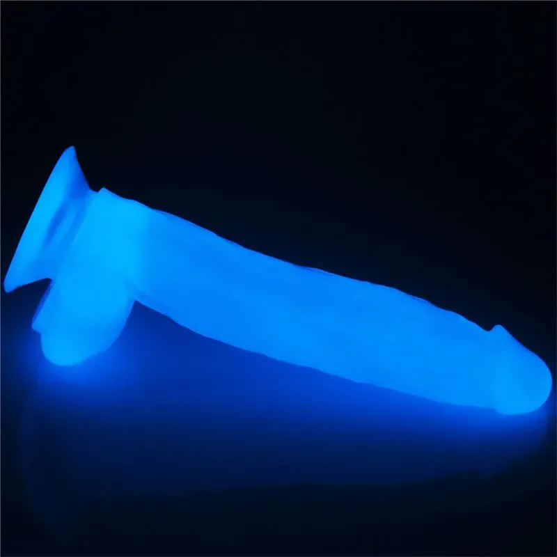 LOVETOY Lumino 10 helendav dildo iminapaga