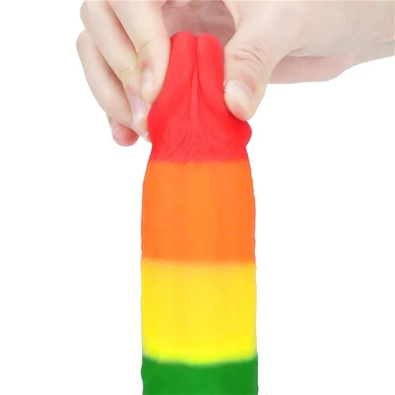 LOVETOY Prider 9 silikoonist dildo iminapaga