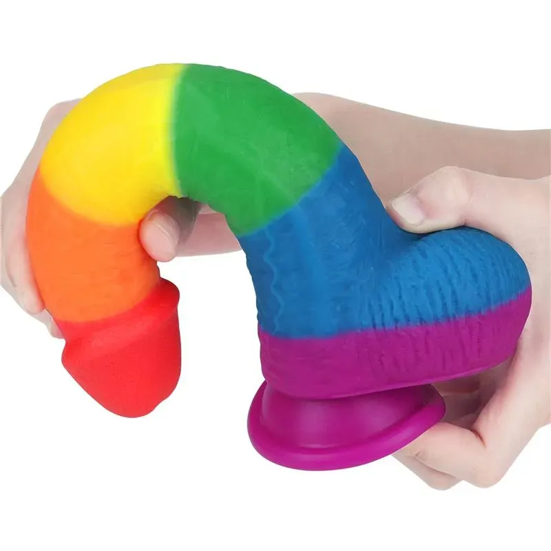 LOVETOY Prider 9 silikoonist dildo iminapaga