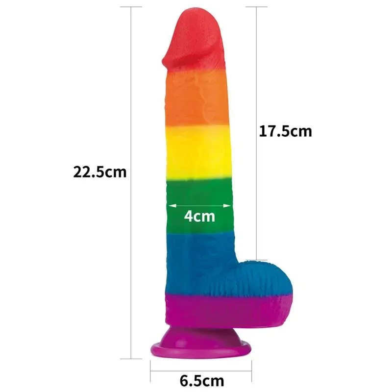 LOVETOY Prider 9 silikoonist dildo iminapaga
