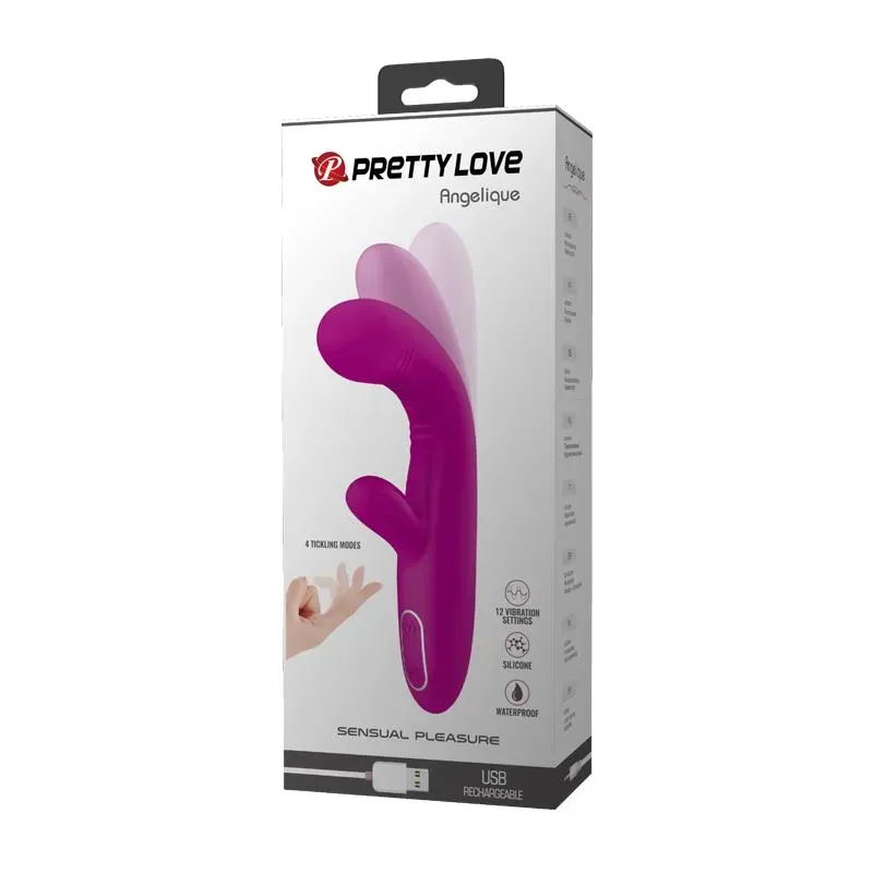 PRETTYLOVE Angelique вибратор-кролик, USB