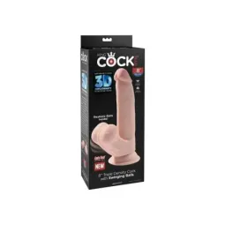 KING COCK Plus Triple Density realistlik dildo