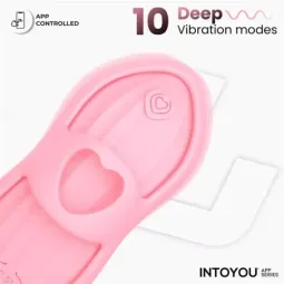 INTOYOU Laia sõrmevibraator äpiga, roosa