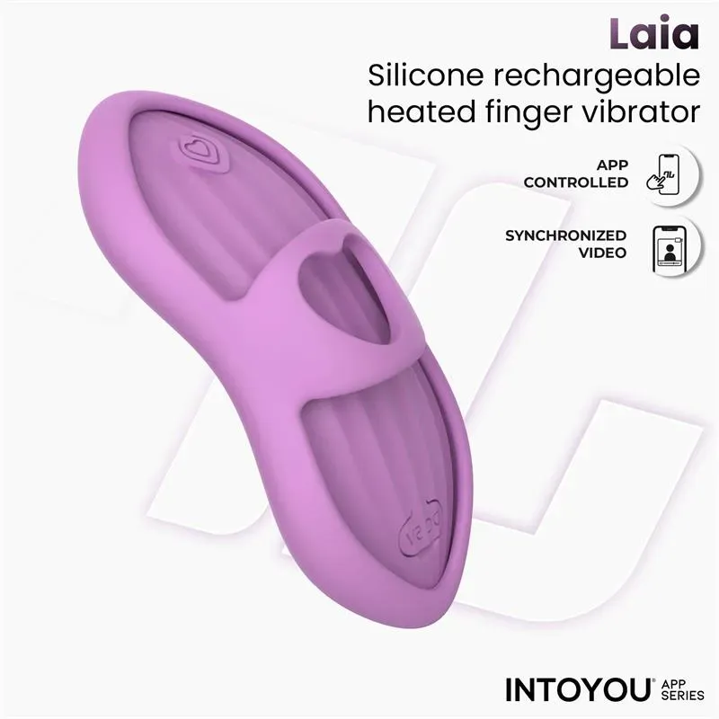 INTOYOU Laia вибратор на палец с подогревом