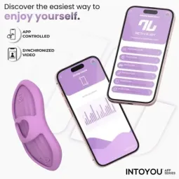 INTOYOU Laia sõrmevibraator äpiga, lavendel