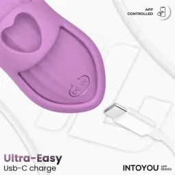 INTOYOU Laia sõrmevibraator äpiga, lavendel