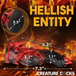 Creature Cocks Mephisto силиконовый дилдо